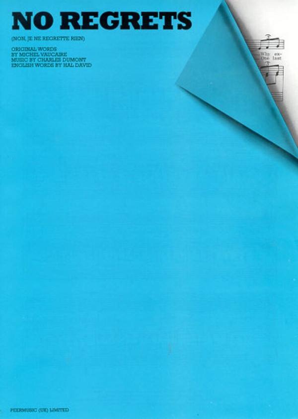 No Regrets: Einzelausgabe