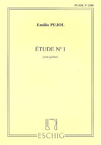 Etude no.1  pour guitare