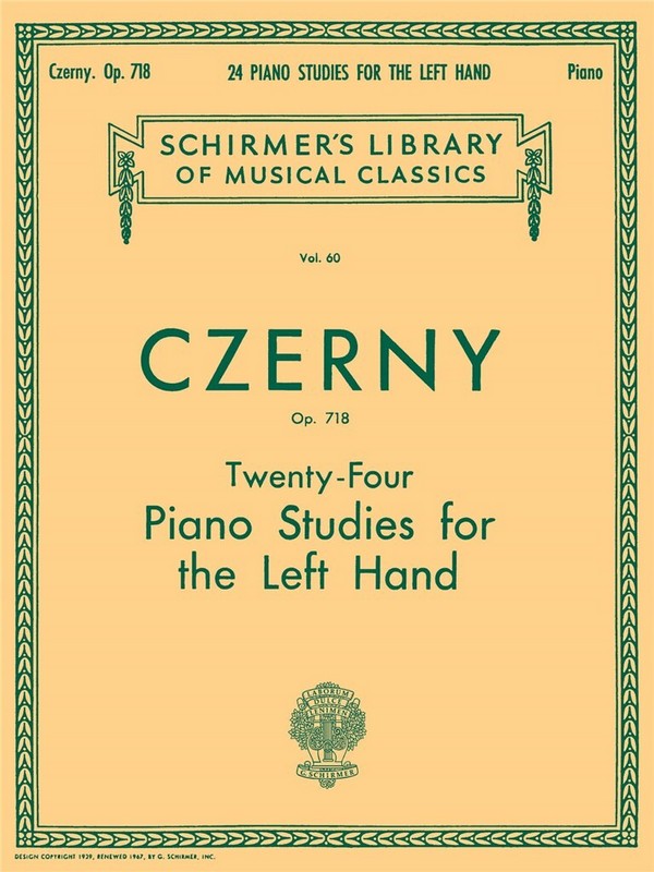 24 PIANO STUDIES FOR THE