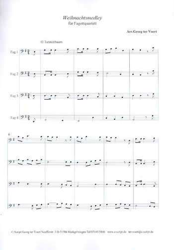 Weihnachtsliedermedley