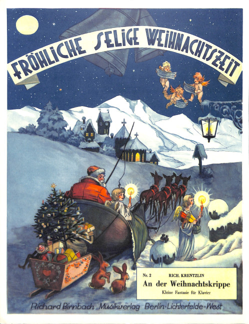 An der Weihnachtskrippe