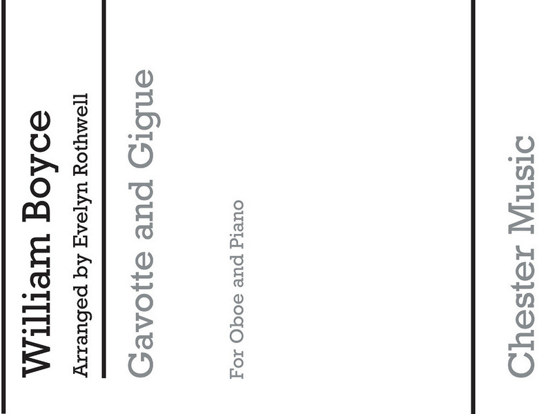 Gavotte and Gigue for