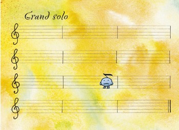 Postkarten-Set Grand solo (7 Stück)