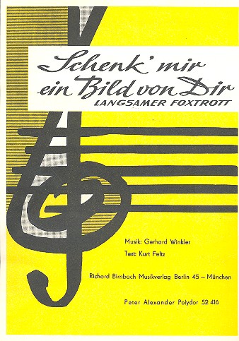 Schenk mir ein Bild von dir: