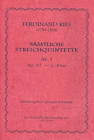 Streichquintett C-Dur Nr.1 op.37