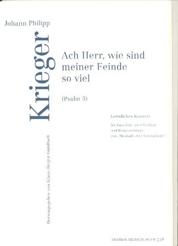 ACH HERR WIE SIND MEINER FEINDE VIELE