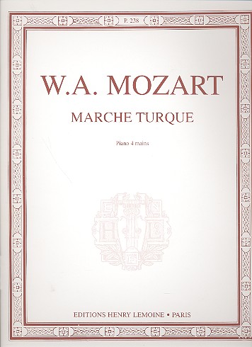 Marche turque pour piano à 4 mains