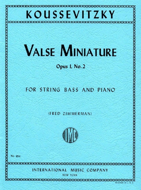 Valse miniature op.1,2