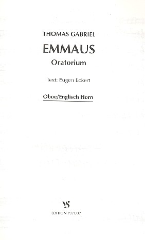 EMMAUS ORATORIUM FUER