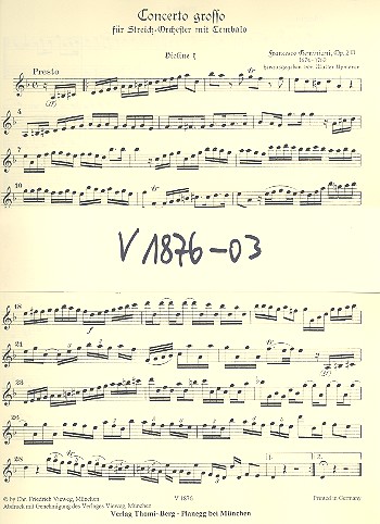 Concerto grosso d-Moll op.2,3