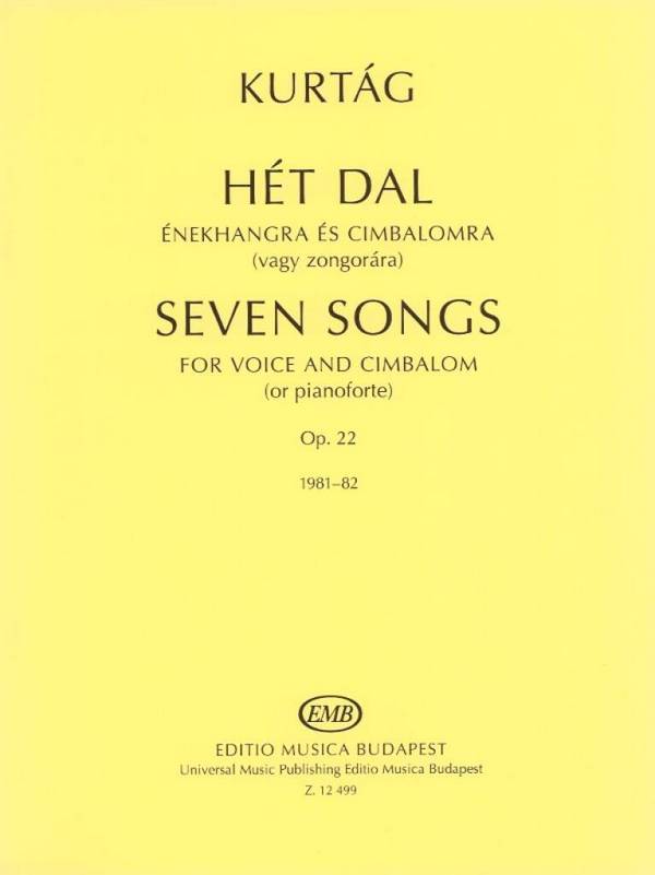 7 Songs op.22 