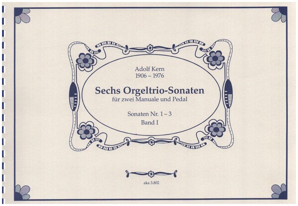 6 Orgeltrio-Sonaten Band 1