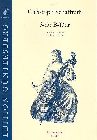 Solo B-Dur für Viola da gamba