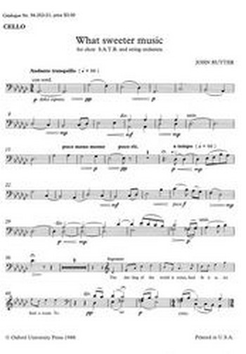 What sweeter music