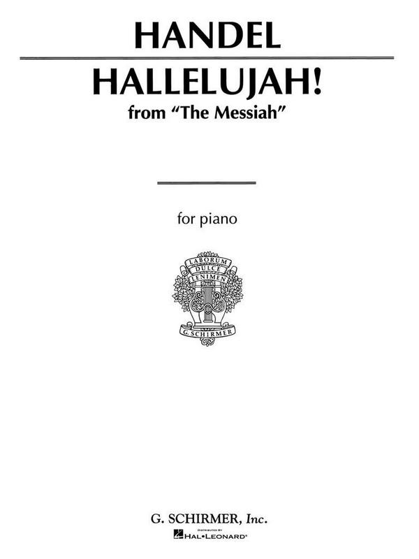 Hallelujah for piano from