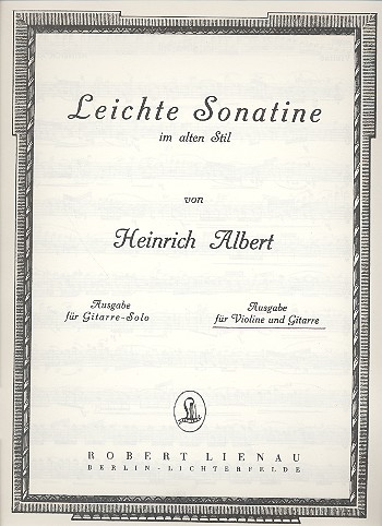 Leichte Sonatine im alten Stil
