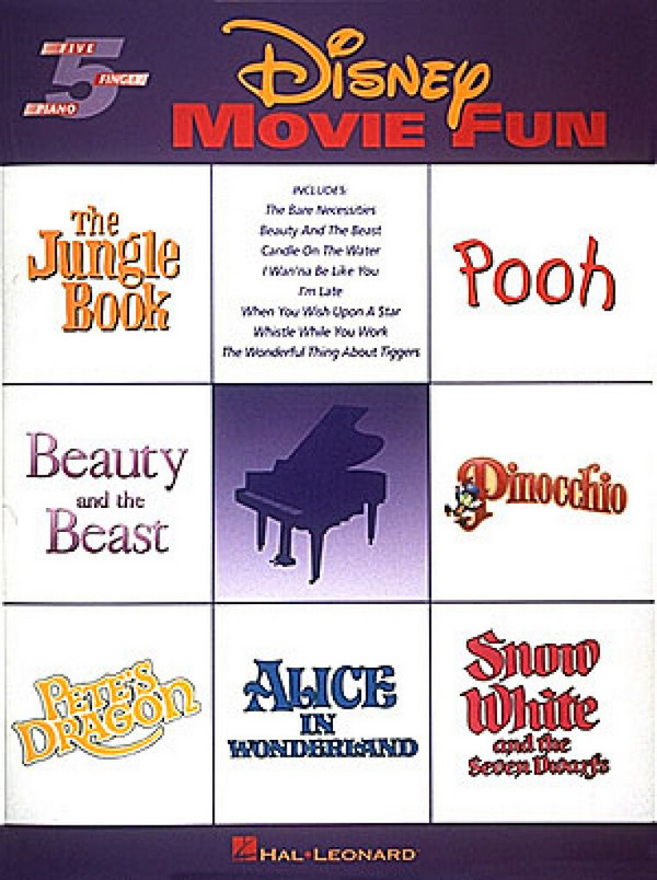 Disney Movie Fun: Songbook for