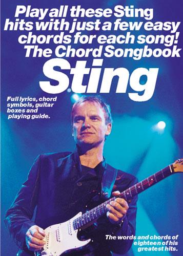 STING: THE CHORD SONGBOOK BOOK