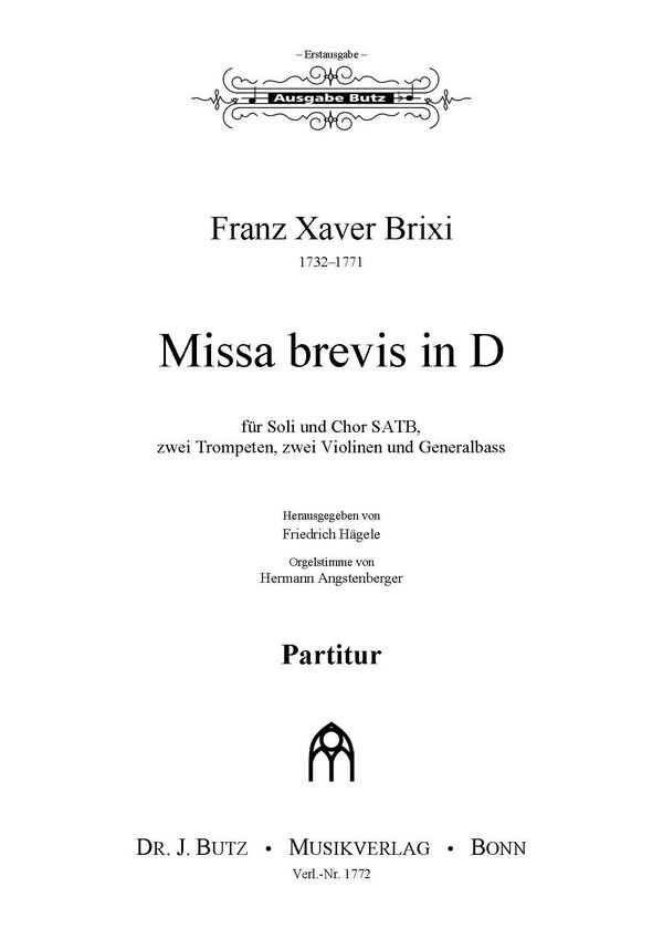Missa brevis D-Dur