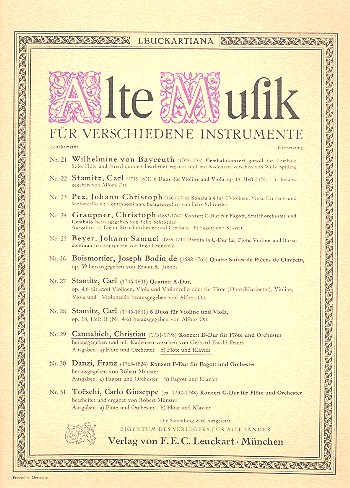 Konzert D-Dur für Flöte und Orchester