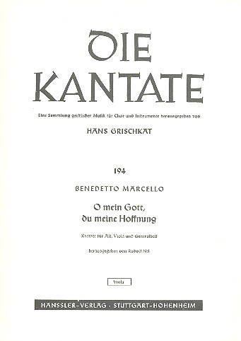 O mein Gott du meine Hoffnung