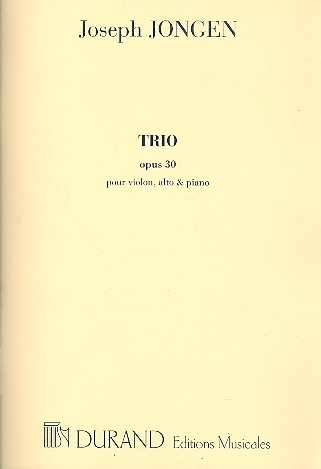 Trio op.30 pour violon, alto et piano