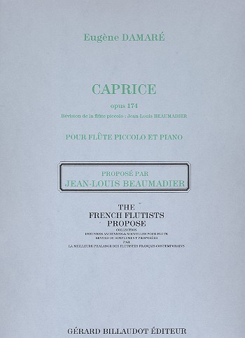Caprice op.174 pour flûte