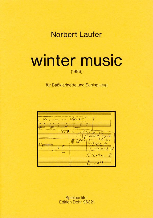 Winter Music für Baßklarinette