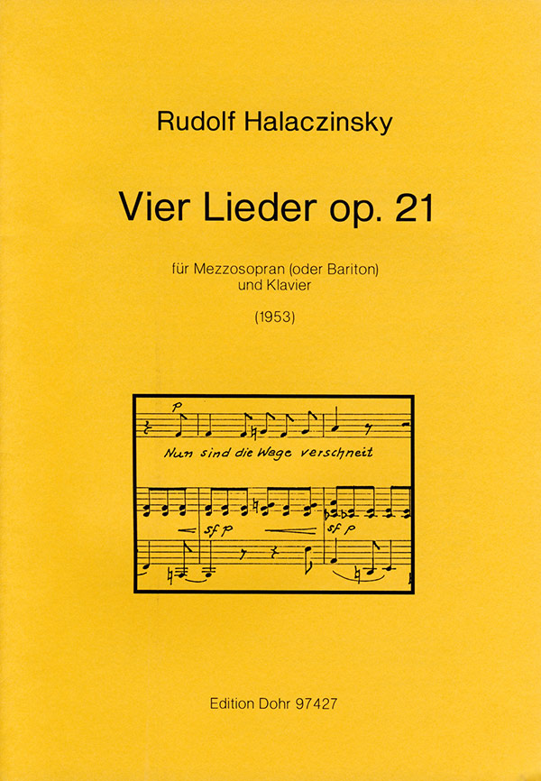 4 Lieder op.21