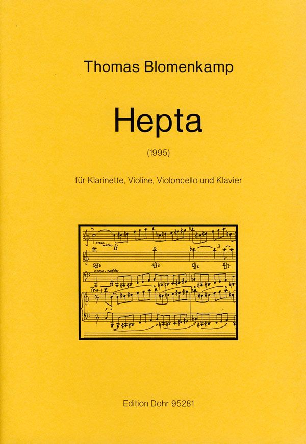 Hepta für Klarinette, Violine,