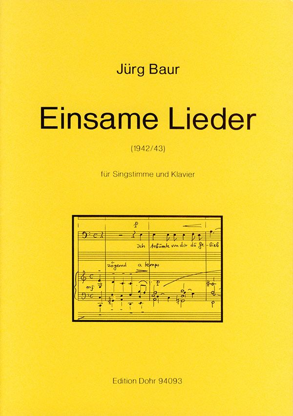 Einsame Lieder für