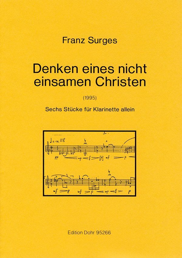 DENKEN EINES NICHT EINSAMEN