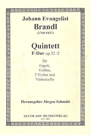 Quintett F-Dur op.52,2 für Fagott,