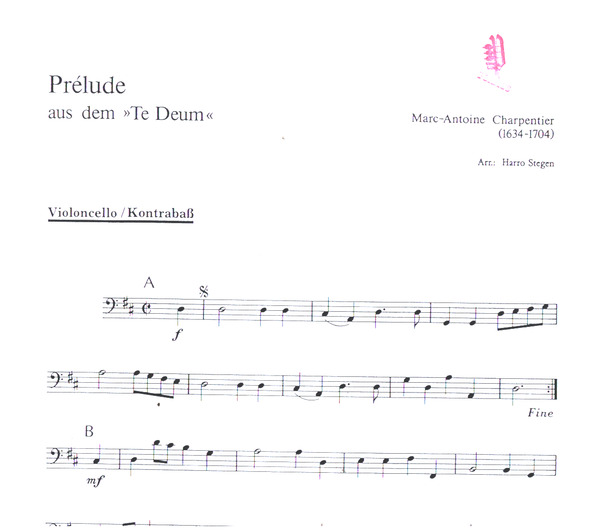 Prelude aus dem Tedeum