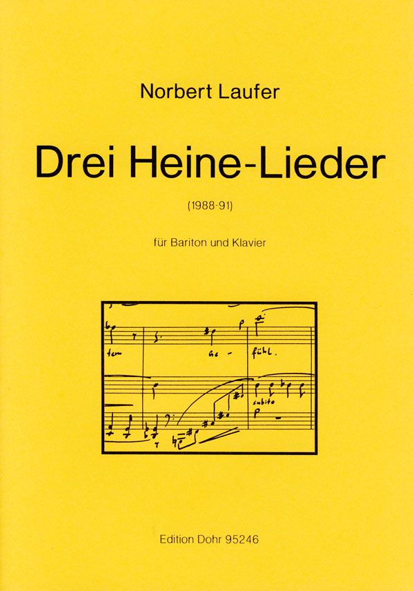 3 Heine-Lieder für Bariton und