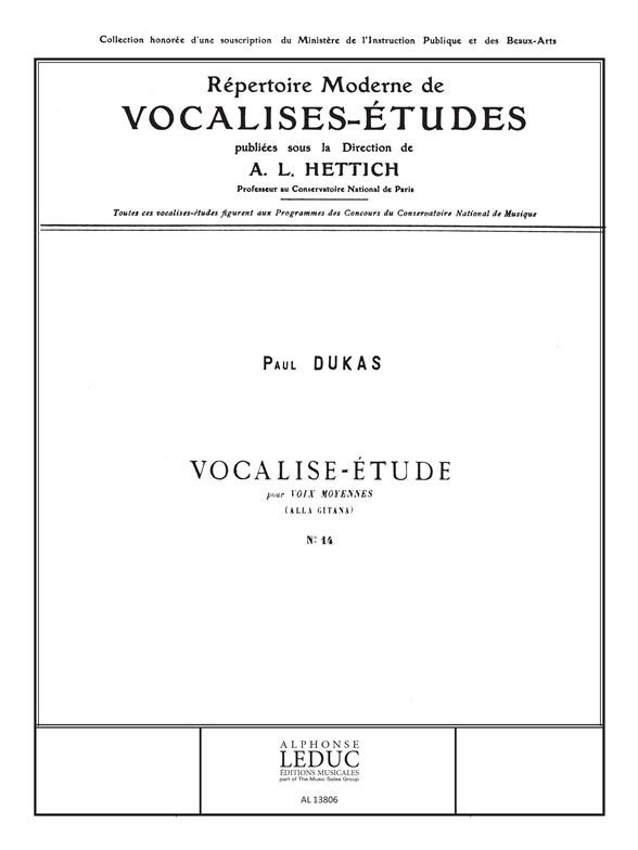 VOCALISE-ETUDE NO.14 POUR