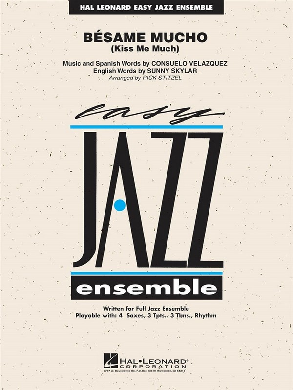 Besame mucho: for jazz