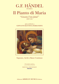 Il pianto di Maria HWV234