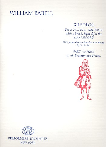 12 Solos for violin (hautboy)