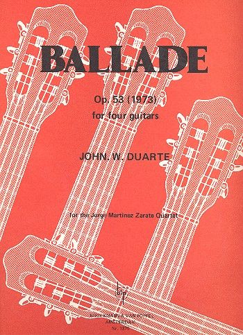 BALLADE OP.53 FOR 4 GUITARS