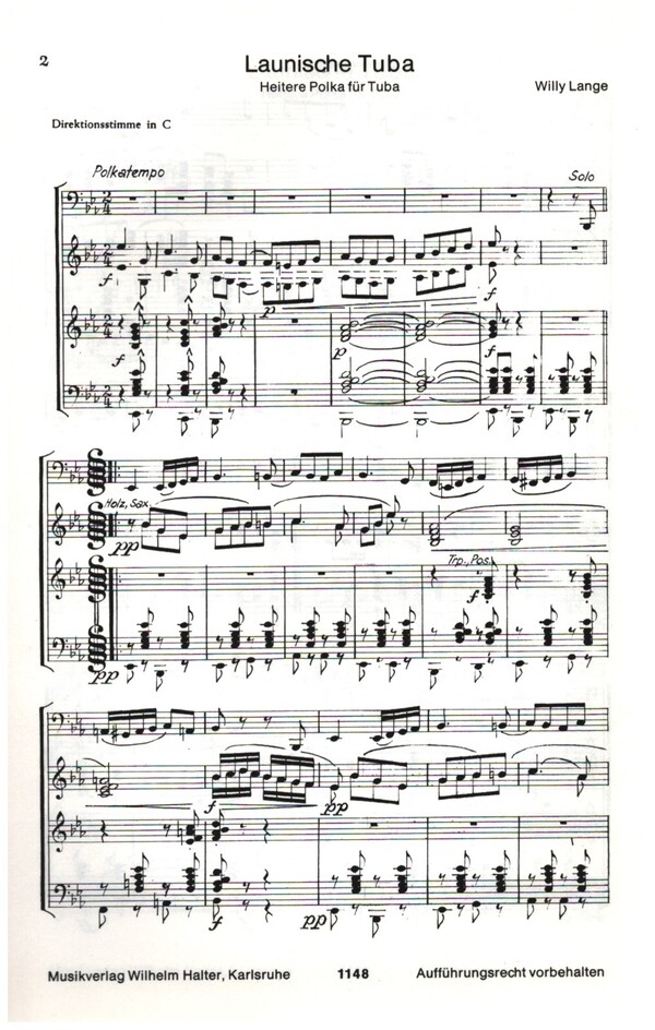 Launische Tuba: für