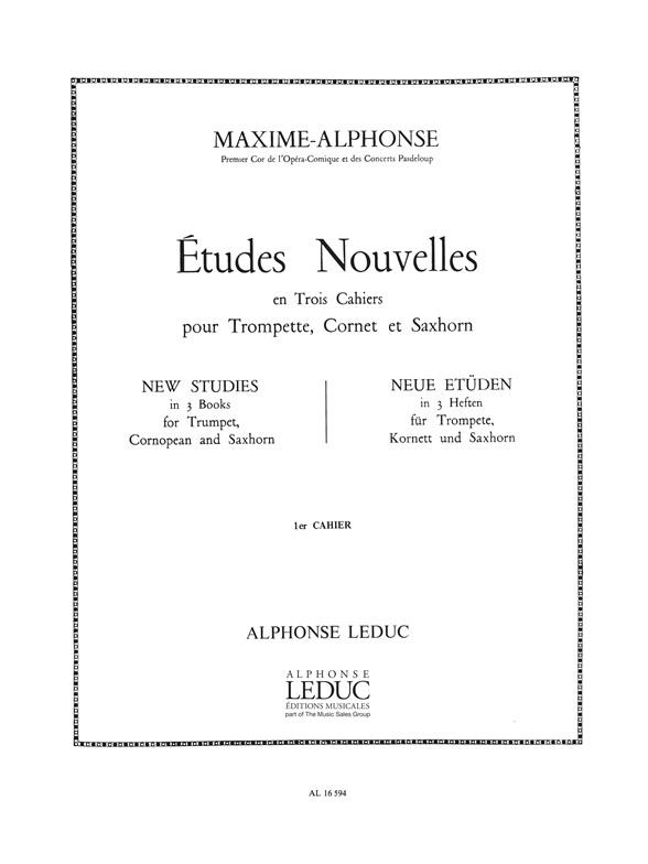 Études nouvelles vol.1