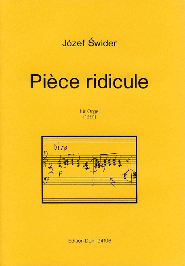 PIECE RIDICULE FUER ORGEL