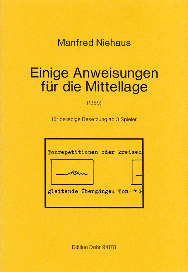Einige Anweisungen für die