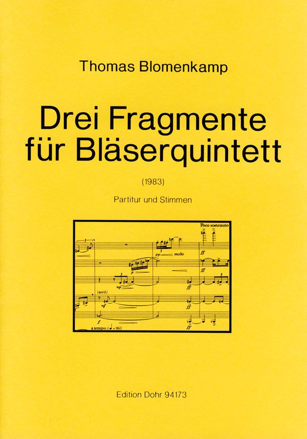 3 Fragmente für Flöte, Oboe,
