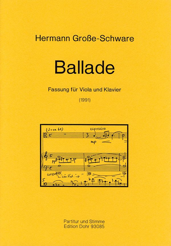 Ballade für Viola und Klavier