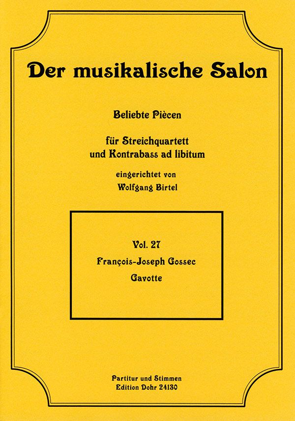 Gavotte für Streichquartett und