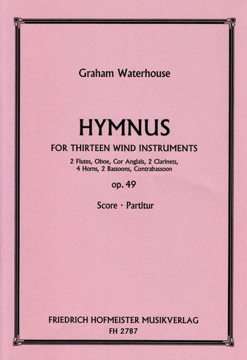Hymnus op.49 für 2 Flöten, Oboe, Englischhorn,