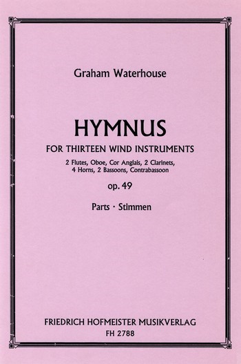 Hymnus op.49 für 2 Flöten, Oboe, Englischhorn,