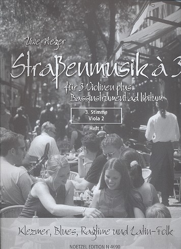 Straßenmusik à 3 Heft 1 - Klezmer, Blues, Ragtime und Latin-Folk